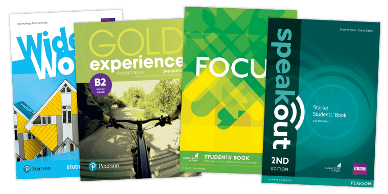 Tapas de Speakout, Wider Word, Gold Experience y Focus